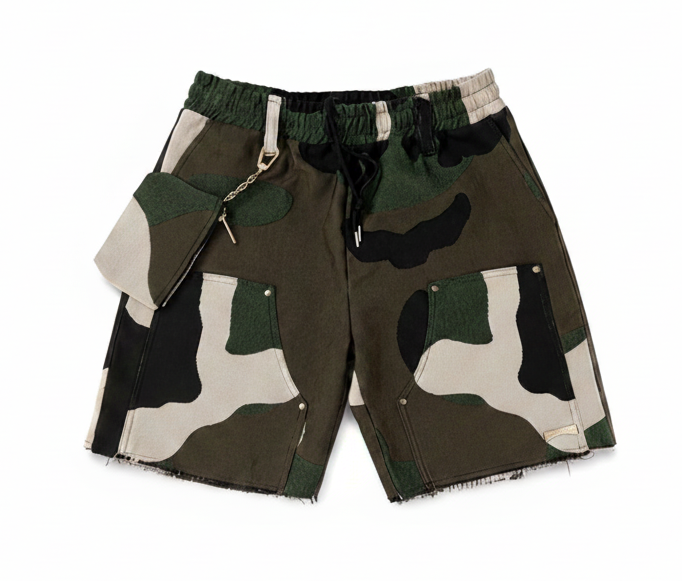 CAMO TAPESTRY CARPENTER SHORTS
